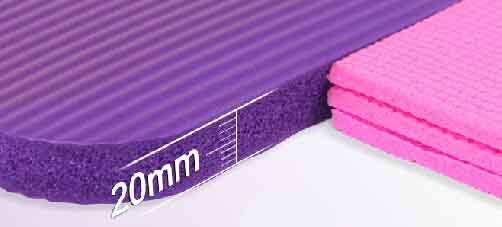 购买健身垫瑜伽毯最佳厚度10mm好还是15mm?用加厚的和太薄的区别